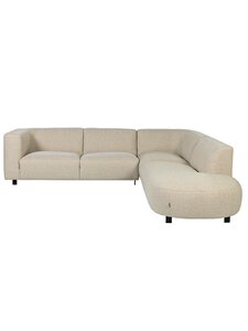 Furninova - Vesta Round -kulmasohva Moulin-kangas masala oikea - BEIGE | Stockmann