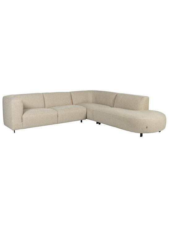 Furninova - Vesta Round -kulmasohva Moulin-kangas masala oikea - BEIGE | Stockmann - photo 2