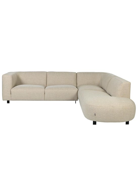 Furninova - Vesta Round -kulmasohva Moulin-kangas masala oikea - BEIGE | Stockmann - photo 1