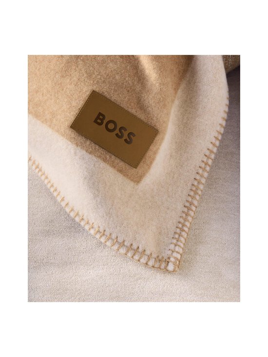 Hugo Boss - Signature pleds - BEIGE | Stockmann - photo 5