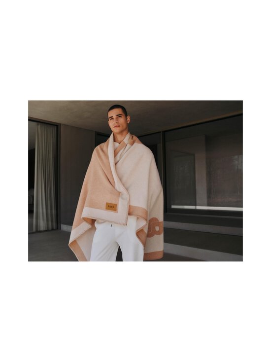 Hugo Boss - Signature pleds - BEIGE | Stockmann - photo 7