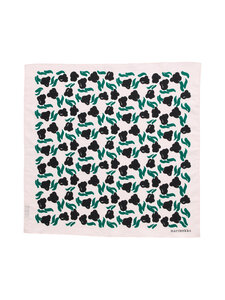 Marimekko - Pesofati Lemmitty -huivi - 396 LIGHT PINK, BLACK, DARK GREEN | Stockmann