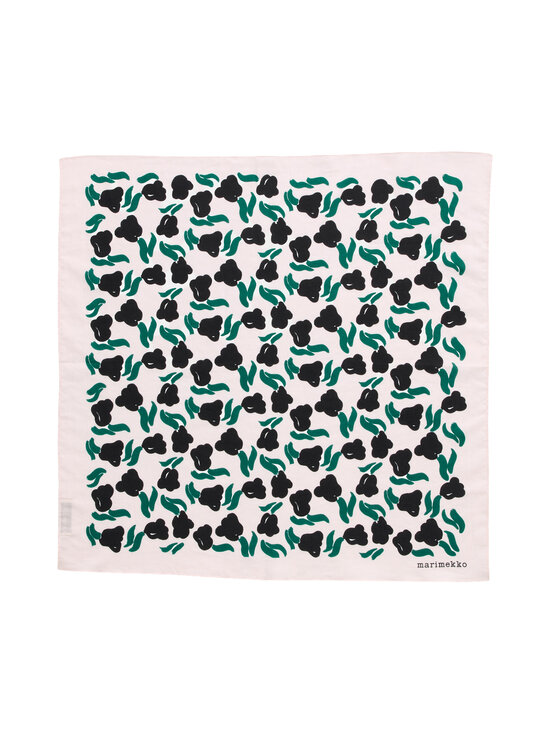 Marimekko - Pesofati Lemmitty -huivi - 396 LIGHT PINK, BLACK, DARK GREEN | Stockmann - photo 1
