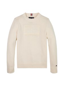 Tommy Hilfiger - Kampsun Tommy Script Flag Tonal - Z00 IVORY PETAL Tommy Hilfiger - Kampsun Tommy Script Flag Tonal - Z00 IVORY PETAL | Stockmann