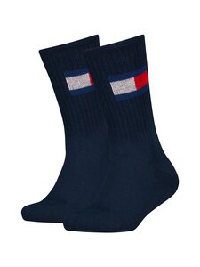 Tommy Hilfiger - Flag zeķes 2 pāri - 001 NAVY | Stockmann