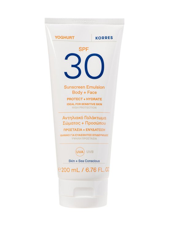 Korres - Päikesekaitsekreem Yoghurt SPF30 Sunscreen Emulsion, 200 ml - NOCOL | Stockmann - photo 1