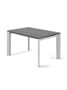 Kave Home - Axis- jatkettava ruokapöytä keraaminen/harmaa 90 x 140/200 cm - GREY | Stockmann