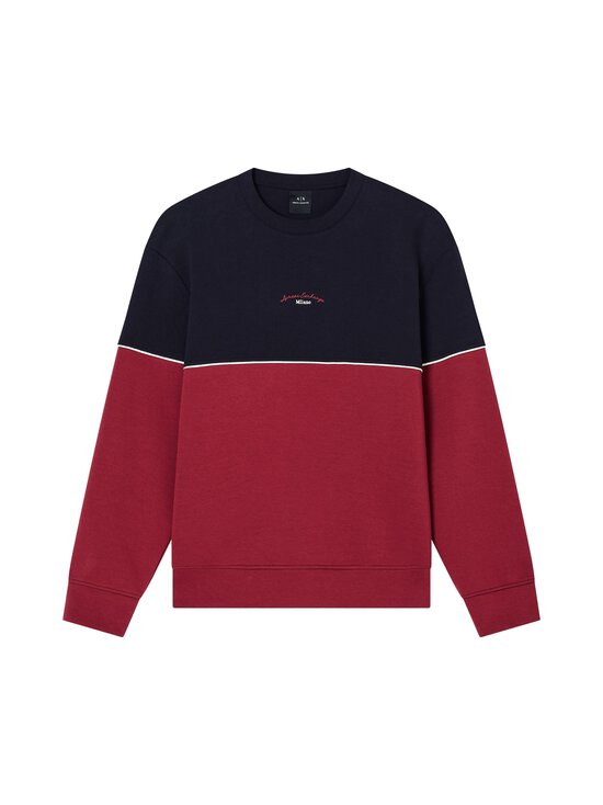 ARMANI EXCHANGE - Sweatshirt-collegepaita - DEEP NAVY/POMEGRANAT | Stockmann - photo 1