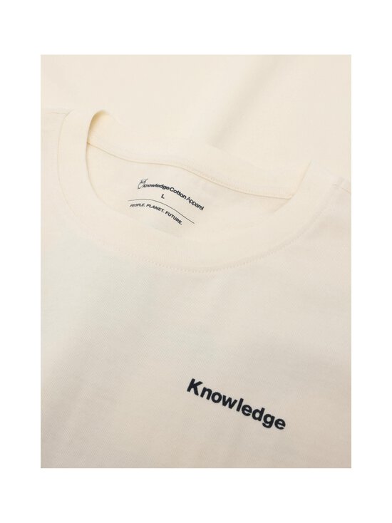 Knowledge Cotton Apparel - T-särk Back Print - 1387 EGRET | Stockmann - photo 4