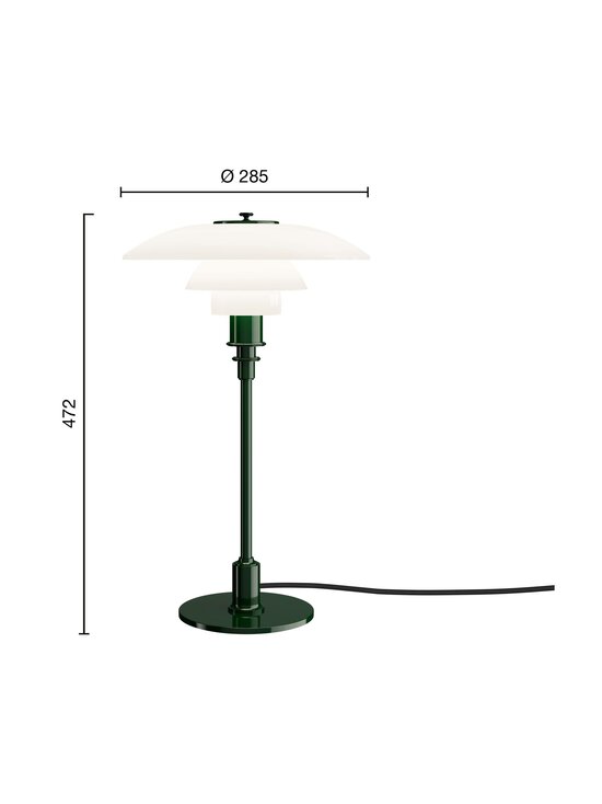 Louis Poulsen - PH 3/2 Glossy Deep Green -pöytävalaisin - GLOSSY DEEP GREEN | Stockmann - photo 3