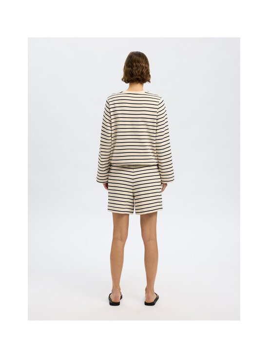 Selected - Lühikesed dressipüksid SlfElise - BLACK STRIPES:BIRCH - photo 3 Selected - Lühikesed dressipüksid SlfElise - BLACK STRIPES:BIRCH | Stockmann - photo 3