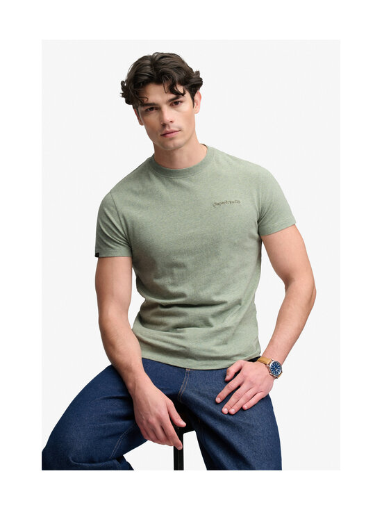 Superdry - T-särk Essential Company Logo - O3L VINTAGE SAGE GREEN MARL/GREEN | Stockmann - photo 4