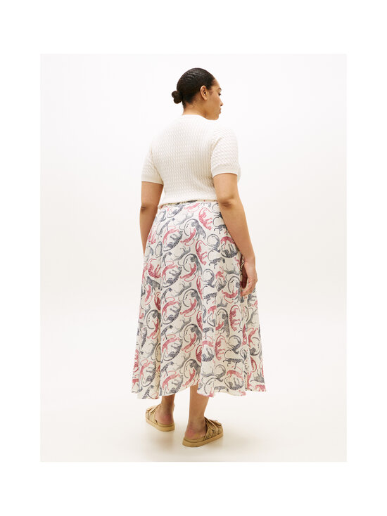Tommy Hilfiger Curve - Essential Flare -pellavahame - 0F6 LEOPARD BAROQUE RWB | Stockmann - photo 3