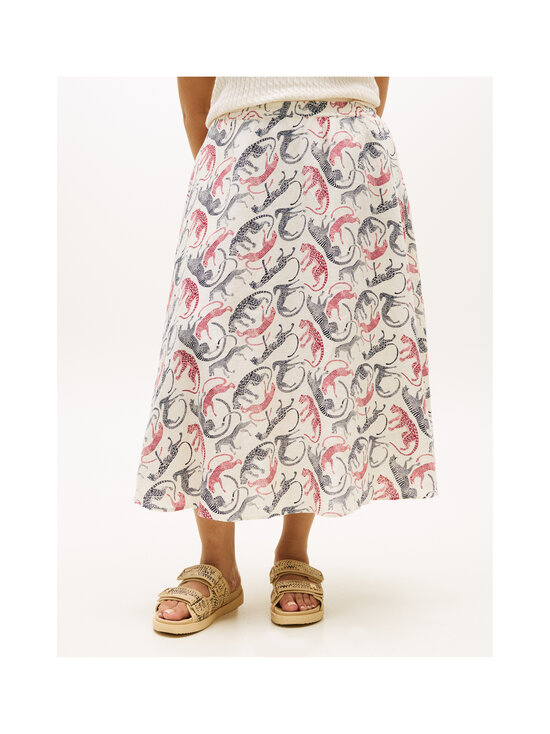 Tommy Hilfiger Curve - Essential Flare -pellavahame - 0F6 LEOPARD BAROQUE RWB | Stockmann - photo 5