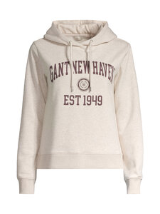 GANT - Kapuutsiga pusa Regular Graphic - 291 LIGHT BEIGE MELANGE | Stockmann