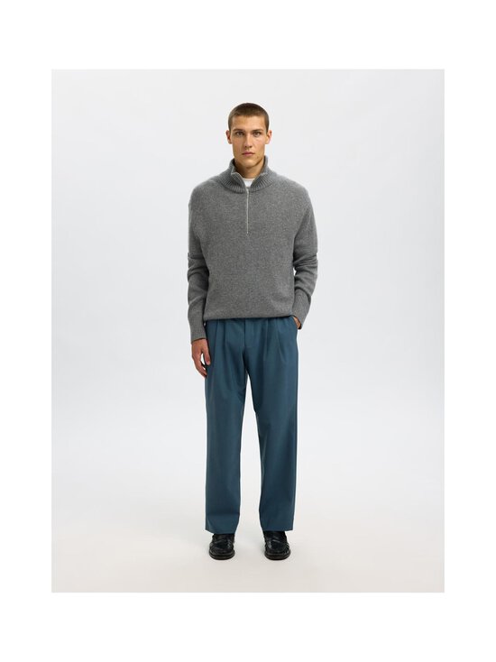 Selected - SlhCalle Relaxed Cashmere Blend -neulepaita - MEDIUM GREY MELANGE | Stockmann - photo 4