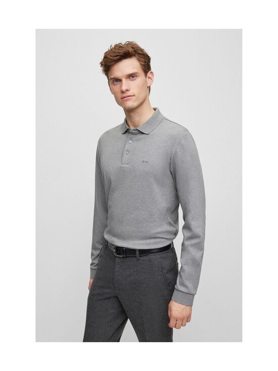 BOSS - Pado-pitkähihainen pikeepaita - 030 MEDIUM GREY - photo 2 BOSS - Pado-pitkähihainen pikeepaita - 030 MEDIUM GREY | Stockmann - photo 2