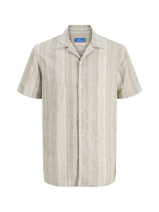JACK & JONES junior - JprBlusummer Linen Blend Dobby -paita - MERMAID STRIPES:REGULAR FIT | Stockmann