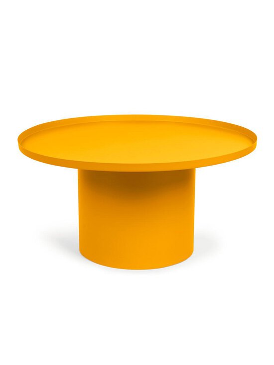 Kave Home - Fleksa-sohvapöytä keltainen ⌀ 72 cm - YELLOW | Stockmann - photo 1