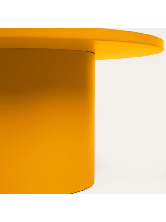 Kave Home - Fleksa-sohvapöytä keltainen ⌀ 72 cm - YELLOW | Stockmann - photo 4