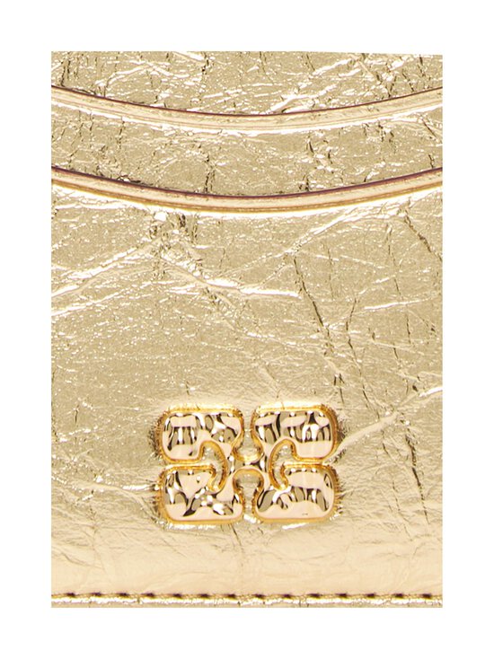 Ganni - Crushed-korttikotelo - 339 GOLD | Stockmann - photo 4