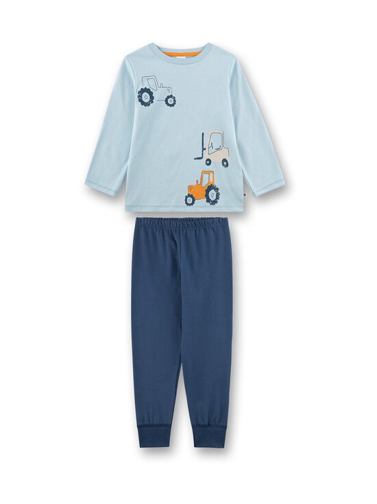 Sanetta - Tractor- pyjamapaita ja pyjamahousut - 50449 BLUE PALE - photo 1 Sanetta - Tractor- pyjamapaita ja pyjamahousut - 50449 BLUE PALE | Stockmann - photo 1