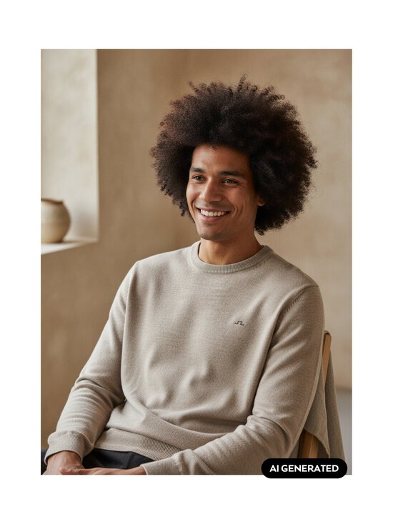 J.Lindeberg - Meriinovillane kampsun Keane Crew Neck - C158 BRINDLE MELANGE | Stockmann - photo 7
