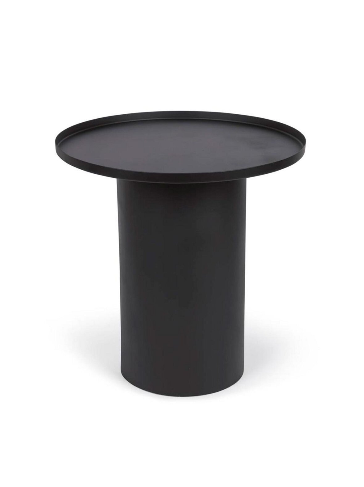 Fleksa-sivupöytä musta ⌀ 45 cm