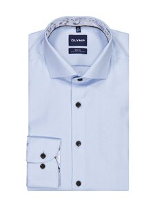 Olymp - Body Fit Contrast -kauluspaita - 11 BLEU | Stockmann