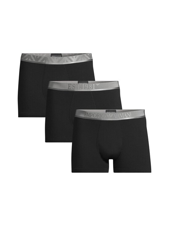 Emporio Armani - Trunk-alushousut 3-pack - MC406 BLACK/BLACK/BLACK - photo 1 Emporio Armani - Trunk-alushousut 3-pack - MC406 BLACK/BLACK/BLACK | Stockmann - photo 1