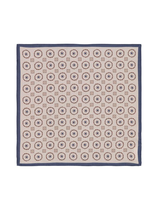 Stockholm Kravatt - Siidist taskurätik Allover Print - 3 NAVY/BEIGE | Stockmann - photo 1