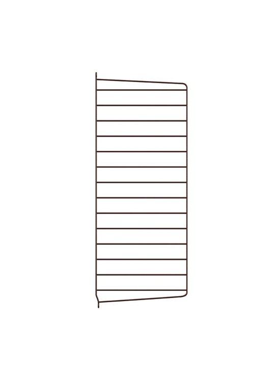 String Furniture - String System -seinäsivupaneeli tummanruskea 75 x 30 cm - BROWN | Stockmann - photo 1