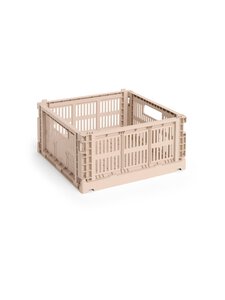 HAY - Colour Crate Medium -säilytyslaatikko 29,5 x 29,5 x 15 cm - POWDER | Stockmann