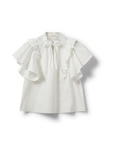 Sofie Schnoor - Merlinda-frillapusero - 0141 WHITE ALYSSUM | Stockmann