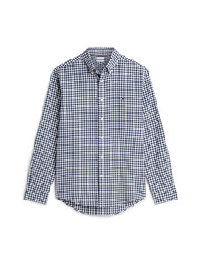 Tommy Hilfiger - Gingham Dobby Regular fit -flanellipaita - 0MS CARBON NAVY / CHECK | Stockmann