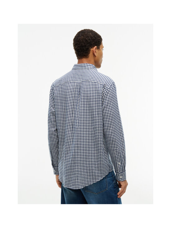 Tommy Hilfiger - Gingham Dobby Regular fit -flanellipaita - 0MS CARBON NAVY / CHECK | Stockmann - photo 4