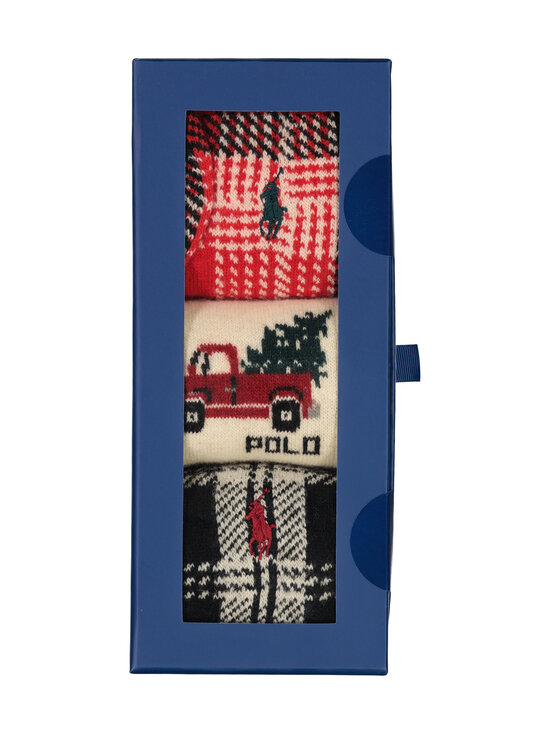 Polo Ralph Lauren - Sokid kinkepakendis, 3 paari - RED/CREAM/BLACK | Stockmann - photo 3