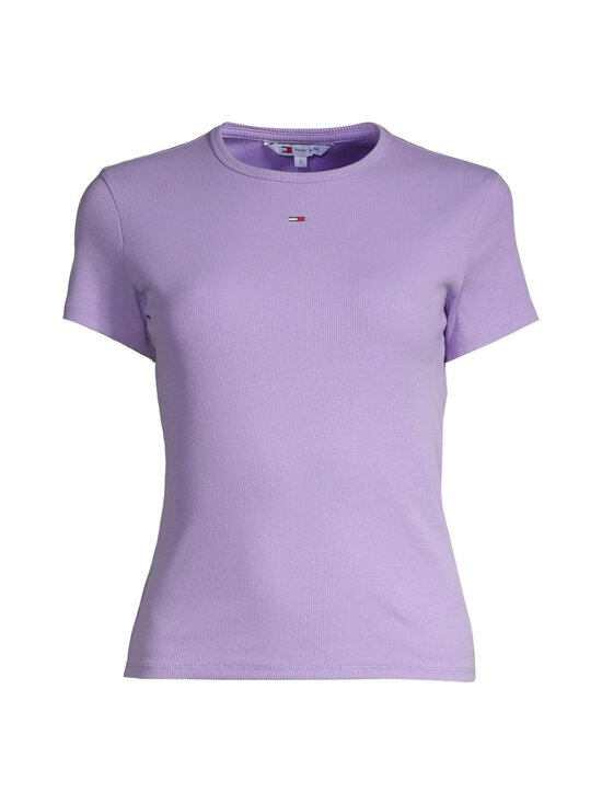 Tommy Jeans - TJW Slim Essential Rib t-krekls - W0E OPHELIA PURPLE - photo 1 Tommy Jeans - TJW Slim Essential Rib t-krekls - W0E OPHELIA PURPLE | Stockmann - photo 1