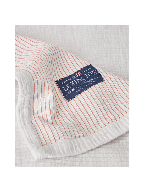 Lexington - Striped- käännettävä päiväpeite - WHITE/CORAL - photo 2 Lexington - Striped- käännettävä päiväpeite - WHITE/CORAL | Stockmann - photo 2