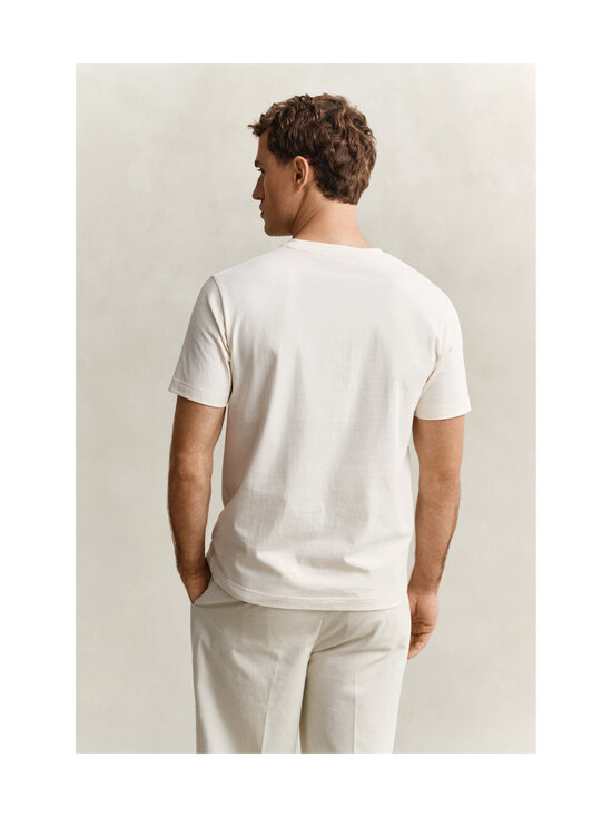 GANT - Embroidered T-krekls - 130 CREAM | Stockmann - photo 3