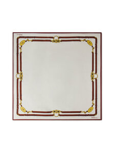 Mulberry - Belted Border zīda lakats - H130 CREAM | Stockmann