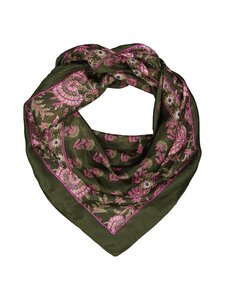 A+more - Hieno zīda lakats 100 x 100 cm - GREEN/PINK | Stockmann