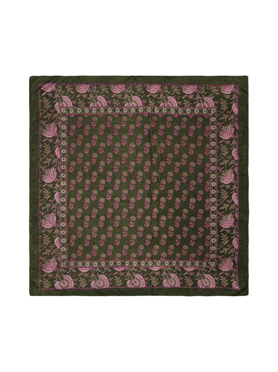 A+more - Hieno zīda lakats 100 x 100 cm - GREEN/PINK | Stockmann - photo 2