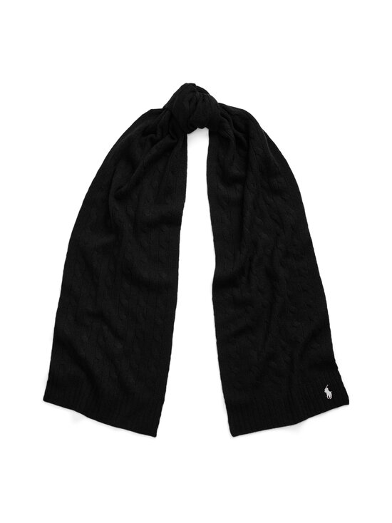 Polo Ralph Lauren - Pitkä villa-kashmirhuivi - BLACK | Stockmann - photo 1