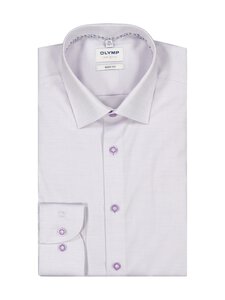Olymp - Body Fit Contrast -kauluspaita - 92 FLIEDER | Stockmann