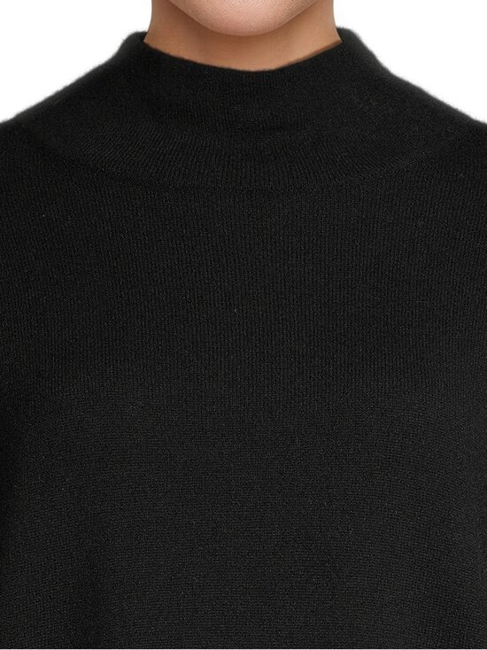 ESSENTIALS by Stockmann - Sicilia Loose Fit -kashmirneulepusero - BLACK - MC-27060 | Stockmann - photo 4