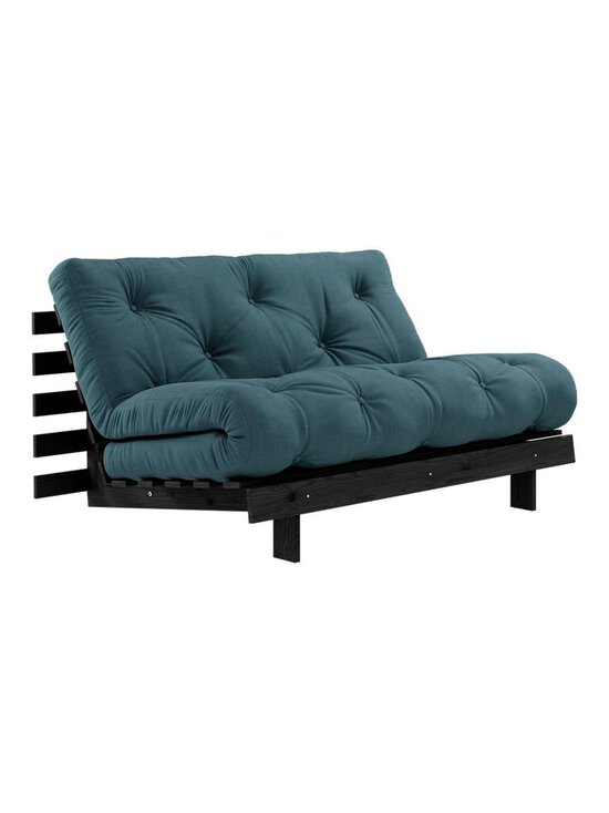 Karup - Roots-futonsohva petrol blue / musta L 140 cm - BLUE | Stockmann - photo 1