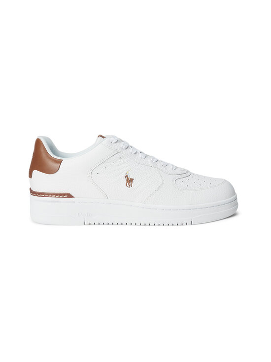 Polo Ralph Lauren - Masters Court Low Top Lace brīvā laika apavi - WHITE/TAN MULTI PP | Stockmann - photo 1