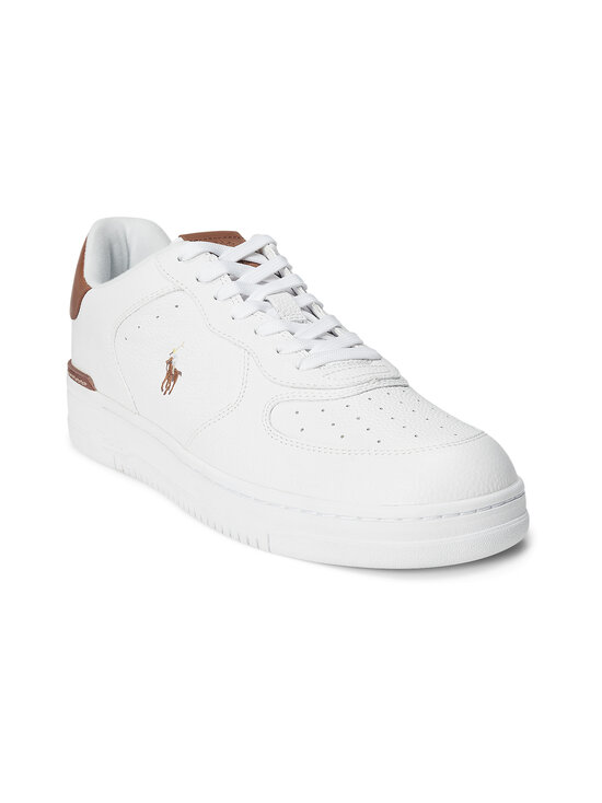 Polo Ralph Lauren - Masters Court Low Top Lace brīvā laika apavi - WHITE/TAN MULTI PP | Stockmann - photo 2