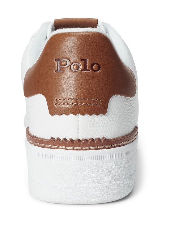 Polo Ralph Lauren - Masters Court Low Top Lace brīvā laika apavi - WHITE/TAN MULTI PP | Stockmann - photo 3